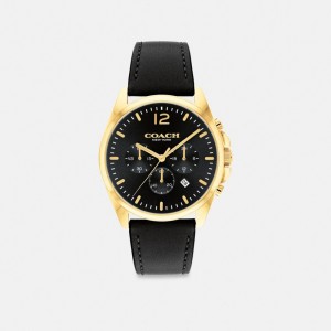 Coach Greyson Watch, 43 Mm Noir | COH866979