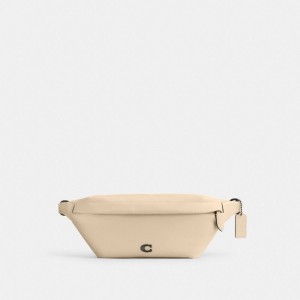 Coach Hall Belt Bag Blanche | COH866668