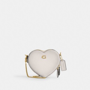 Coach Heart Crossbody Bag 14 Blanche | COH865430