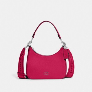 Coach Hobo Crossbody Bag With Signature Canvas Rose | COH866551