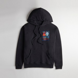 Coach Hoodie: Coachtopia Graphic Label Noir | COH866893