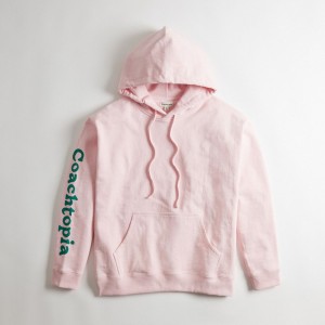 Coach Hoodie In 100% Recycled Cotton: 3 Clouds Rose Multicolore | COH866898