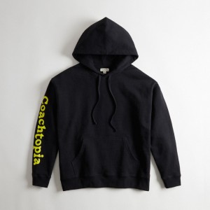 Coach Hoodie In 98% Recycled Cotton: 3 Clouds Noir | COH866895