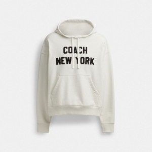 Coach Hoodie Sweatshirt Blanche | COH866916