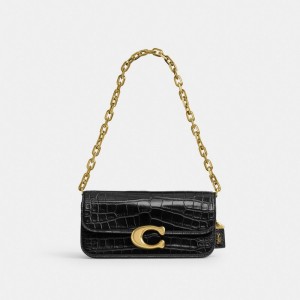 Coach Idol Bag 23 In Alligator Noir | COH864880