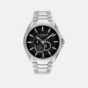 Coach Jackson Automatic Watch, 45 Mm Grise | COH866990