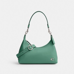 Coach Juliet Shoulder Bag Argent Turquoise | COH864764