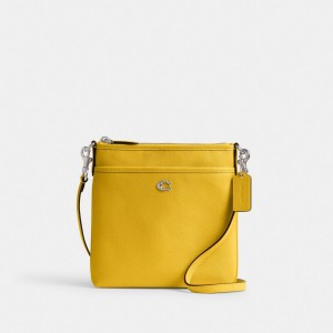 Coach Kitt Messenger Crossbody Bag Argent | COH865197