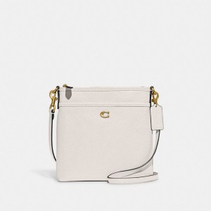 Coach Kitt Messenger Crossbody Bag Blanche | COH865428