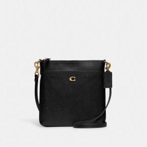 Coach Kitt Messenger Crossbody Bag Noir | COH865320