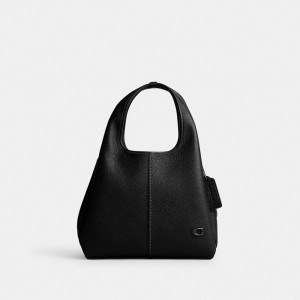 Coach Lana Shoulder Bag 23 Bleu Grise Noir | COH865188