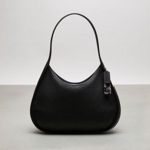 Coach Large Ergo Bag In Pebbled Coachtopia Leather Noir | COH864916