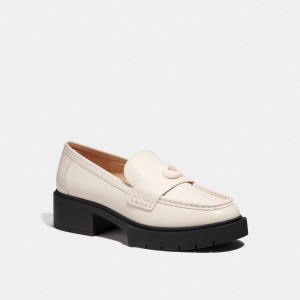 Coach Leah Loafer Blanche | COH865774