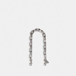 Coach Link Chain Strap Argent | COH866469