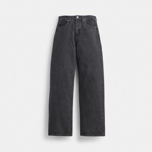 Coach Loose Fit Jeans Noir | COH866018