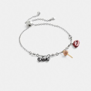Coach Mini Candy Slider Bracelet Argent Multicolore | COH866117