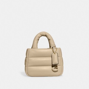 Coach Mini Pillow Tote Bag Blanche | COH865270