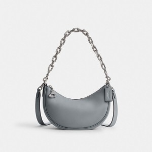 Coach Mira Shoulder Bag Argent Grise Bleu | COH864994