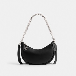 Coach Mira Shoulder Bag Argent Noir | COH864857
