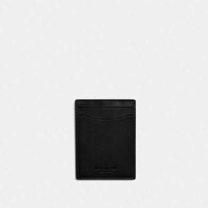 Coach Money Clip Card Case Noir | COH866742