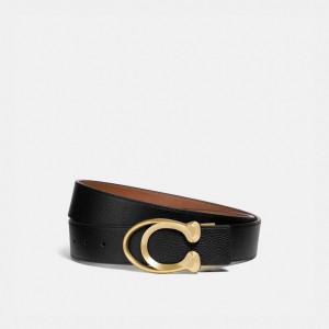 Coach Outline C Buckle Cut To Size Belt, 38 Mm Noir | COH866999
