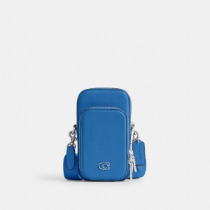Coach Phone Crossbody Bleu | COH866542