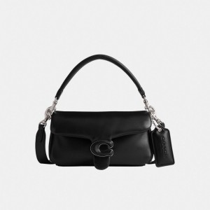 Coach Pillow Tabby Shoulder Bag 20 Argent Noir | COH864788
