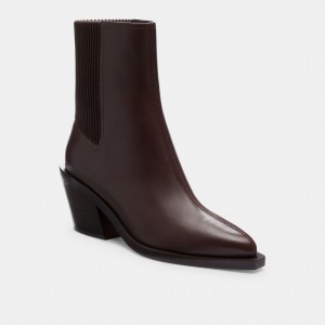 Coach Prestyn Bootie Chocolat | COH865910