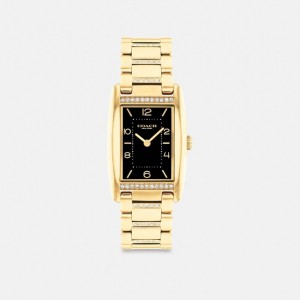 Coach Reese Watch, 24 Mm X 35 Mm Doré | COH866239