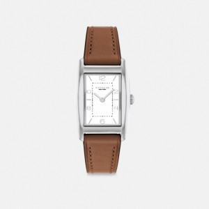 Coach Reese Watch, 24 Mm X 35 Mm Marron | COH866309