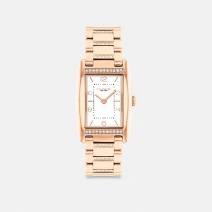 Coach Reese Watch, 24 Mm X 35 Mm Rose Doré | COH866240
