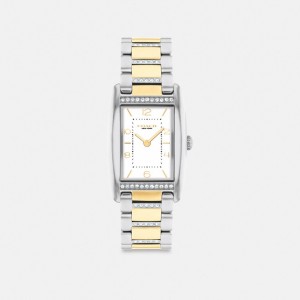 Coach Reese Watch, 35 Mm X 24 Mm Doré Argent | COH866310