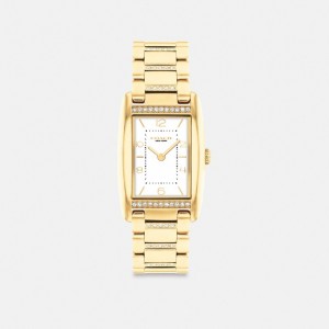 Coach Reese Watch, 35 Mm X 24 Mm Doré | COH866307