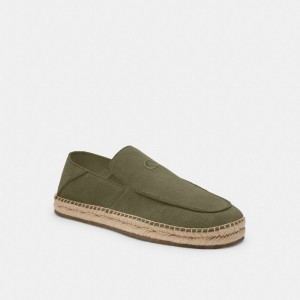 Coach Reilly Espadrille Vert Olive | COH866822