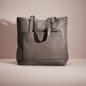 Coach Restored Metropolitan Soft Tote Grise Grise | COH866627