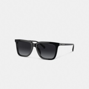 Coach Retro Square Sunglasses Noir | COH867088