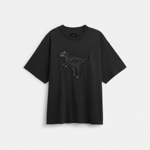 Coach Rexy T Shirt Noir | COH866915