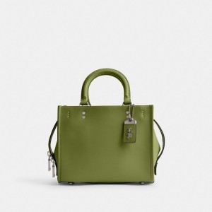 Coach Rogue Bag 25 Argent Vert Clair | COH865139