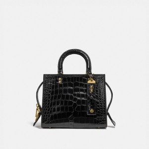 Coach Rogue Bag 25 In Alligator Noir | COH864864