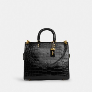 Coach Rogue Bag In Alligator Noir | COH865162