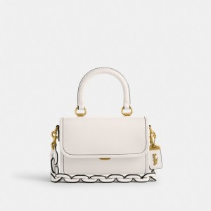Coach Rogue Top Handle Bag Blanche | COH865168