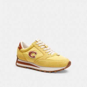 Coach Runner Sneaker Jaune | COH865812