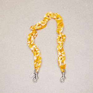 Coach Short Chain Strap Jaune Multicolore | COH866459