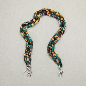Coach Short Chain Strap Noir Vert Multicolore | COH866426
