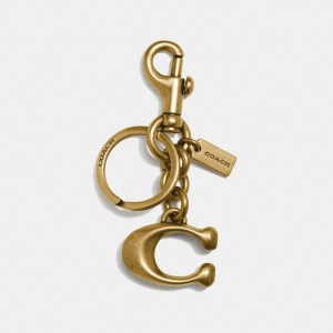 Coach Signature Bag Charm Doré | COH866466
