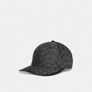 Coach Signature Jacquard Baseball Hat Grise | COH866417