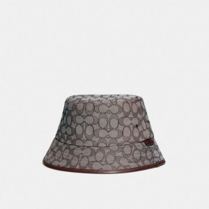 Coach Signature Jacquard Bucket Hat Noir | COH866410