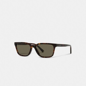 Coach Signature Workmark Square Sunglasses Marron | COH866368