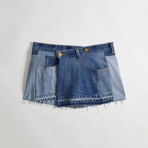 Coach Skirt In Repurposed Denim Bleu | COH866020