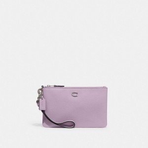 Coach Small Wristlet Argent Violette | COH865622